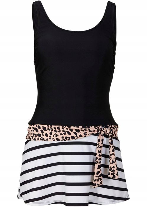 B.P.C sukienka kąpielowa z wiązanym paskiem ^52