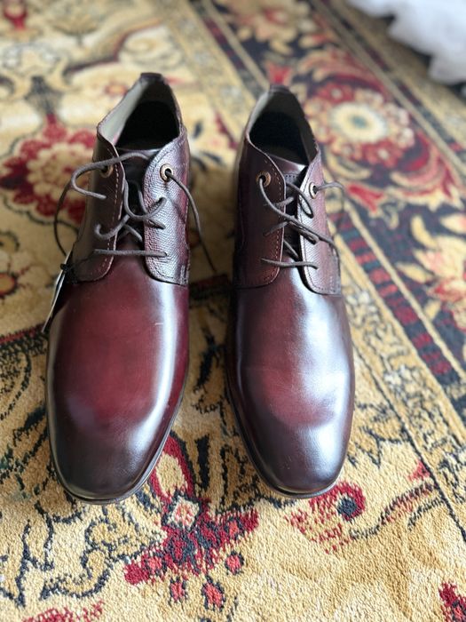 Botki męskie Bugatti brązowe