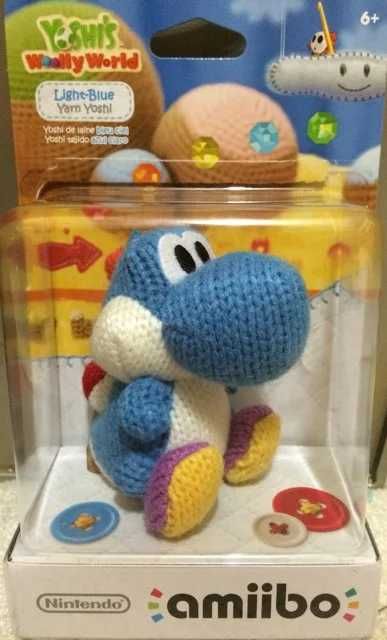 Nintendo Amiibo Yoshi azul Novo e selado