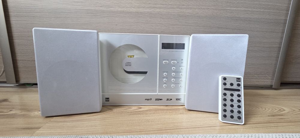 Wieża Stereo Dual Vertical biała