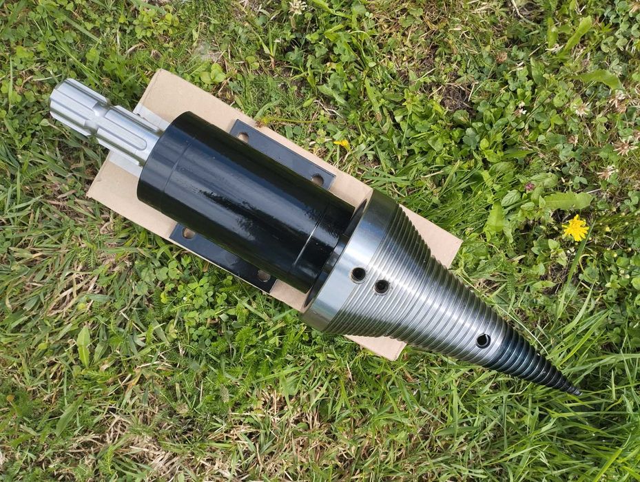 Łuparka świdrowa WOM / świder do drewna do ciągnika 125mm