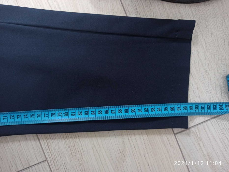 spodnie firmy quiosque 42 granatowe eleganckie