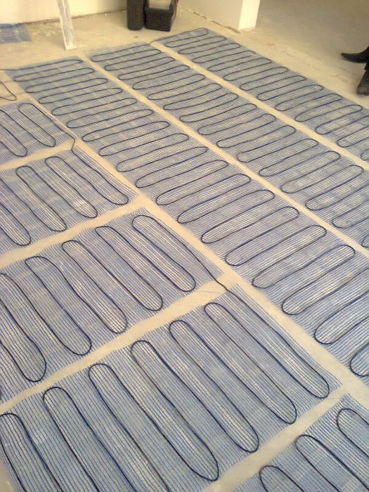 Теплый пол кабель, нагревательный мат под плитку, ламинат Тепла пілога