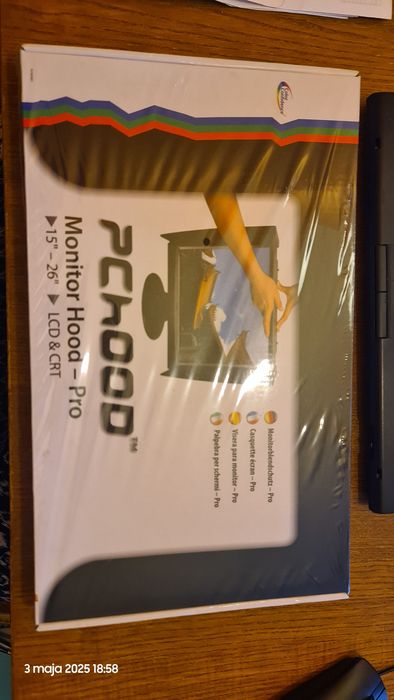 Osłona na monitory LCD CRT przekątna obrazu 15-26 cali PChOOD