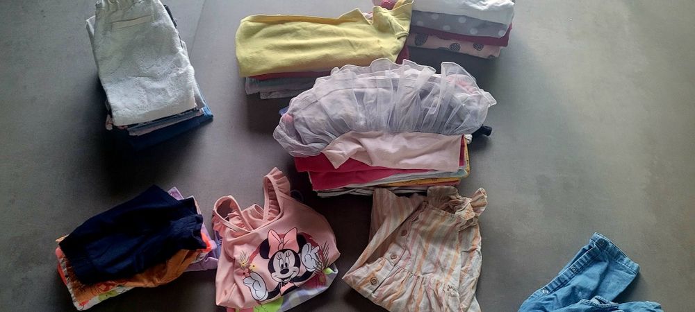 Giga paka ciuchów dla dziewczynki rozmiar 92 markowe same perełki