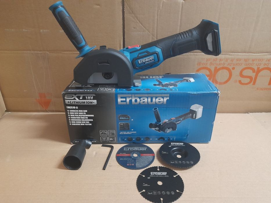 Akumulatorowe narzędzie do cięcia  mini szlifierka Erbauer 18V EXT