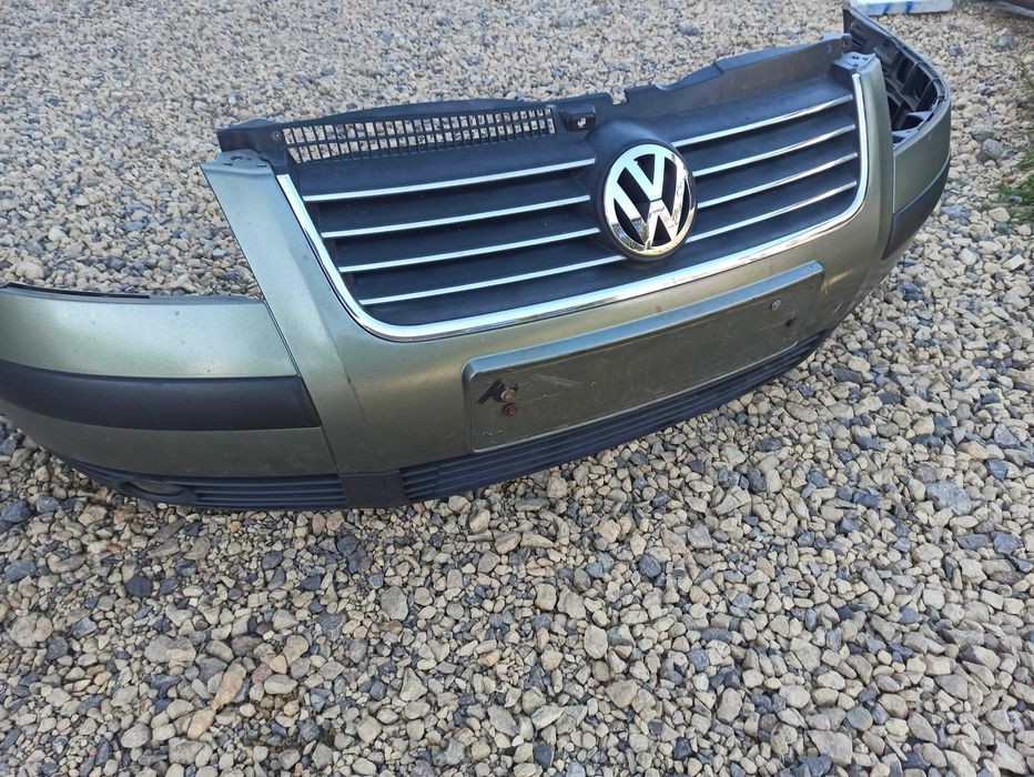 Zderzak przód Kpl GRILL Halogeny VW Passat B5 FL Lift 99-05.r LZ6W