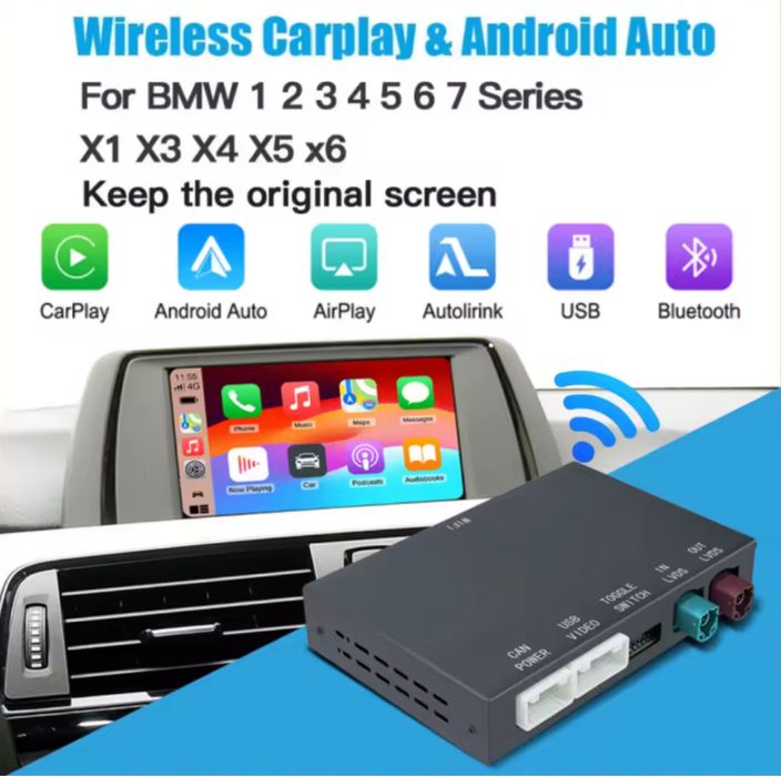 carplay bmw cic - Купить запчасти для транспорта БУ и новые - Цена