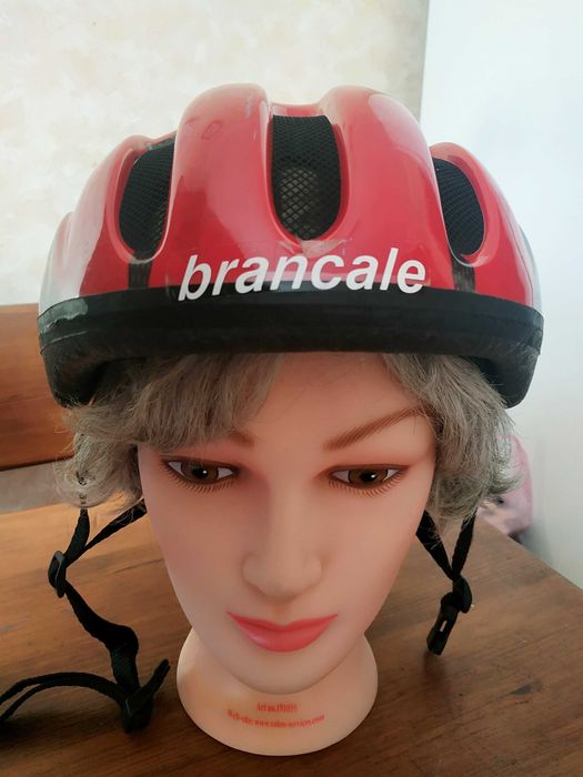 Шлем защитный Brancale "Красно-чёрный"  размер 54-62 см