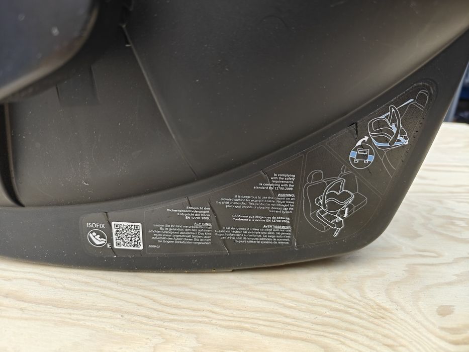 RECARO FIX SmartClick (0-13 kg) Czarny