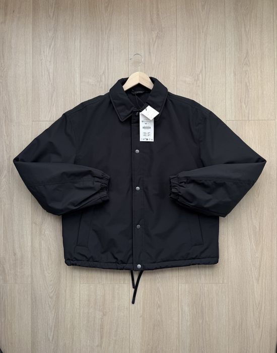 Куртка на Осінь ZARA Overshirt Чоловіча Овершорт Оригінал Мужская Черная Ветровка Зара