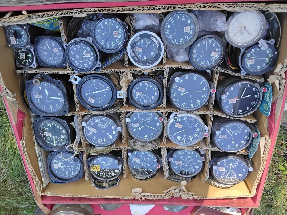 Zegar lotniczy CzP60 zsrr Sprawny typ ACzS CzP-60 ZAPLOMBOWANY