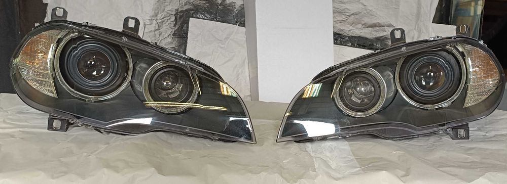 Lampa Przód Prawy i Lewy BMW X5 E70 07-13 Reflektor Bi xenon Europa