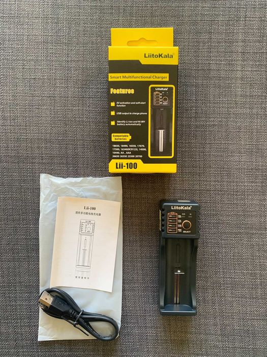 Carregadores pilhas/baterias Li-Ion e Ni-MH