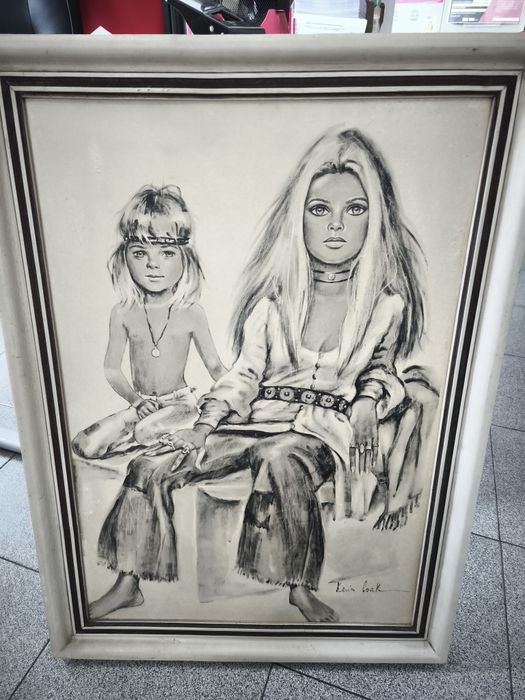 Pintura "Hippy" - Desenho de Karine Coak
