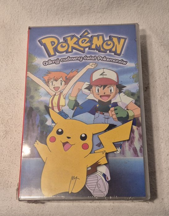 Pokemon cz 1 kaseta VHS bajka. Fabrycznie nowa zafoliowana unikat