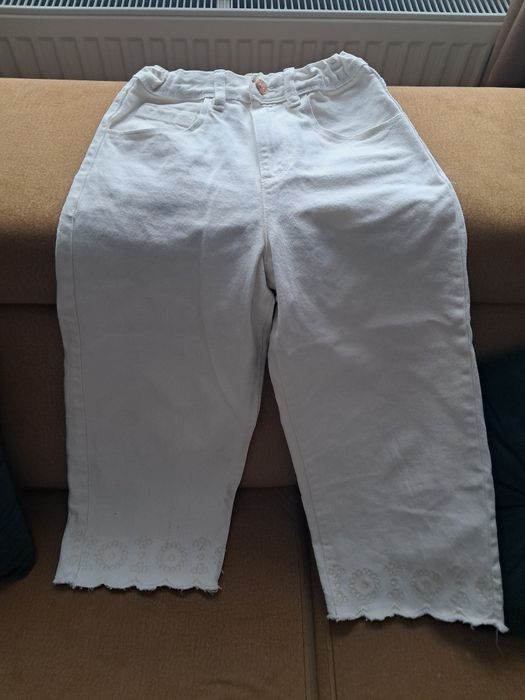 Spodnie jeans dziewczynka Sinsay