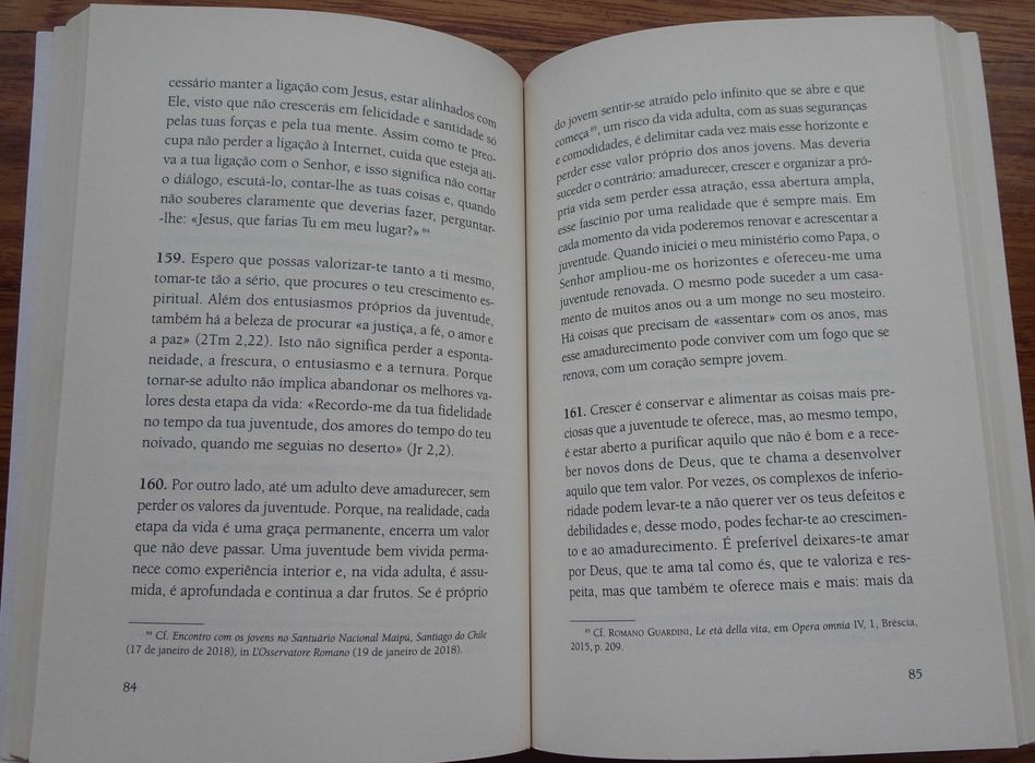 Exortação Apostólica Pós-Sinodal «Cristo Vive» do Papa Francisco