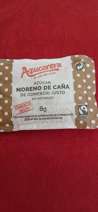 Pacote de açúcar, espanhol