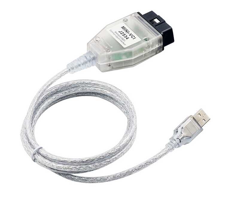 Діагностичний сканер Mini-VCI J2534 Toyota, Lexus, Scion