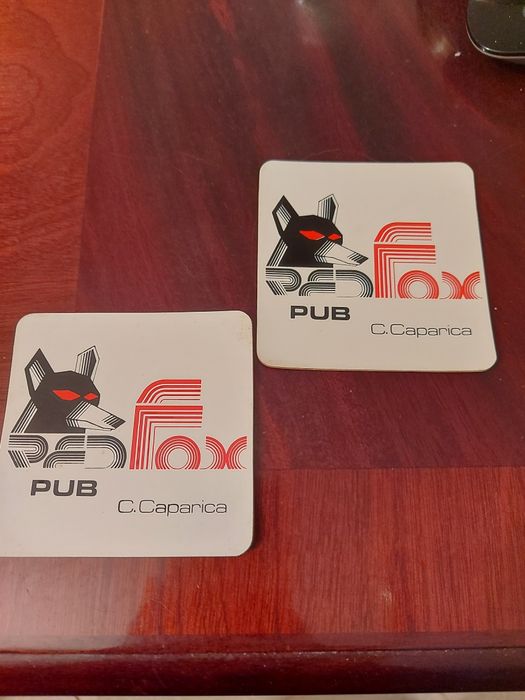 2 Bases de copos do Pub Red Fox - Costa de Caparica.