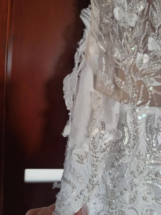 Suknia ślubna wzrost 170cm + obcas