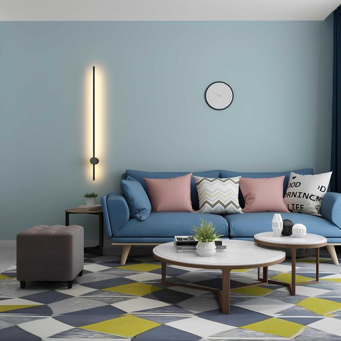 Kinkiet Polonez 80cm czarny LED 4000k