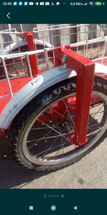 Велоприцеп,тележка на колесах в 16 дюймов