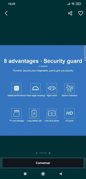 Mini câmera câmara camera camara SQ11 action cam spy espiã