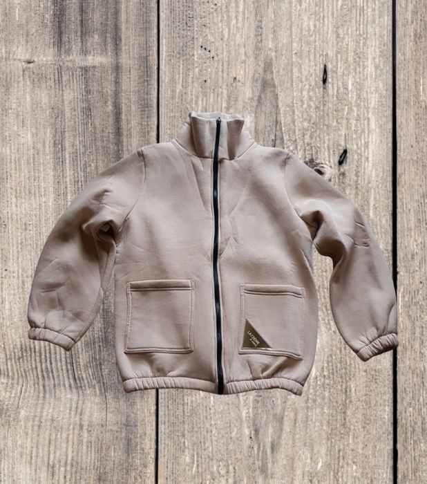 La Creme bluza beżowa ocieplana UNI