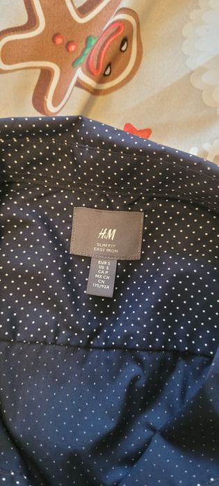 Koszula męska granatowa