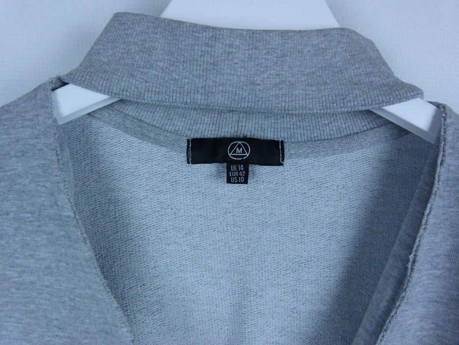 Missguided szara bluza bluzka dekolt 14 / 42