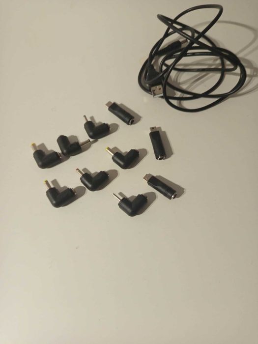 LIANSUM Wtyczka USB do DC 5,5 x 2,1 mm, długość: 5 stóp (1,5 metra)