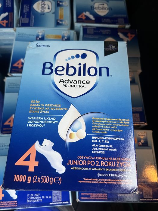 Bebilon Advance Pronutra 4 1000g duza ilosc okazja!