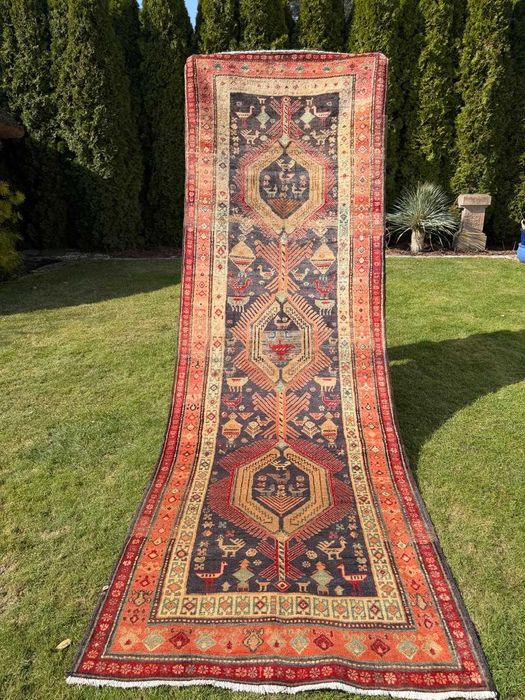 Nowy Dywan Chodnik Perski Kaszmirowy Iran Hamadan 365x125 NAJTANIEJ