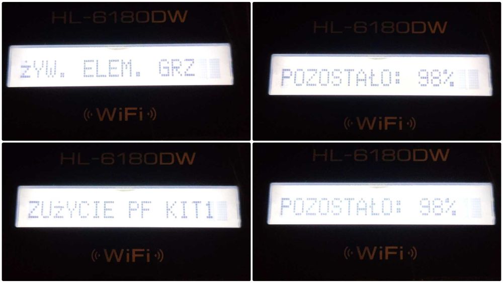 Drukarka WiFi, duplex, laserowa BROTHER HL-6180DW stan bdb