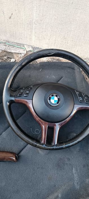 Руль bmw e46 е39 е38 е53 дерево ручника мульти руль м руль , кермо