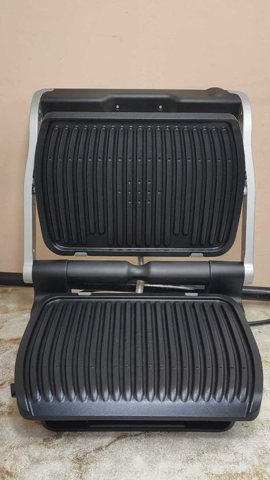 Grill Elektryczny TEFAL GC712D34 OptiGrill+ 2000W SREBRNY