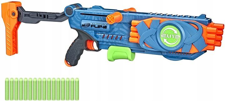 Nerf Elite 2.0 Flipshots Flip-16 Wyrzutnia Shotgun Strzelba 16 Naboi H
