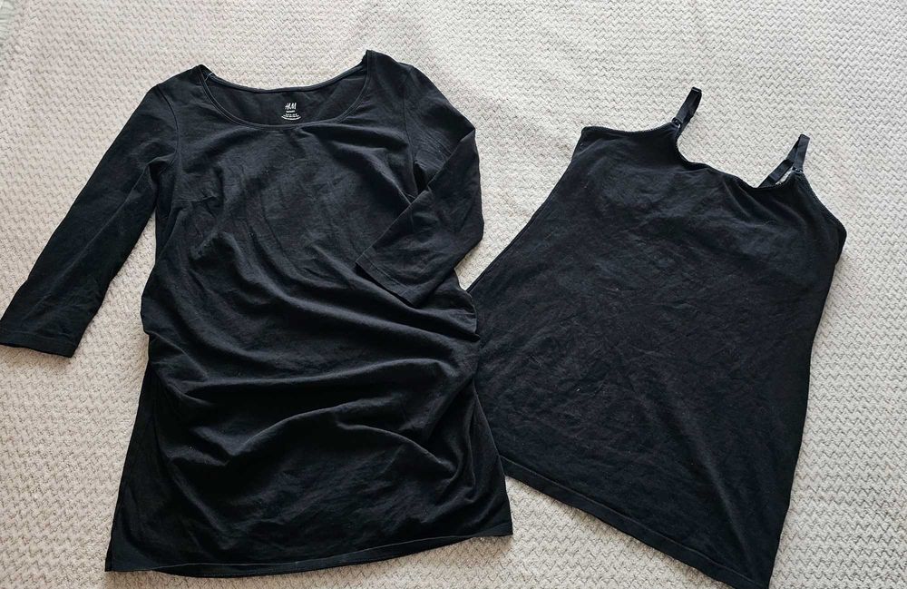 Zestaw H&M rozmiar M tunika/top ciąża karmienie