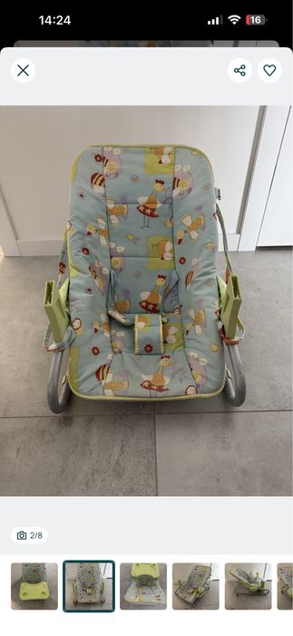 Leżaczek- bujaczek dla dziecka Primi Sogni