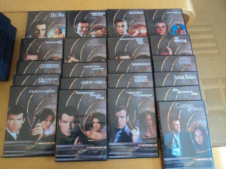 coleção dvds 007
