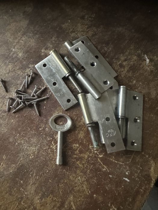 Porta dupla com vidro fosco