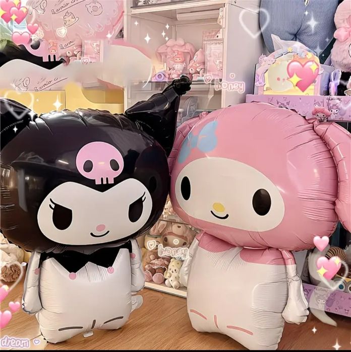 Фольговані кульки My Melody та Kuromi