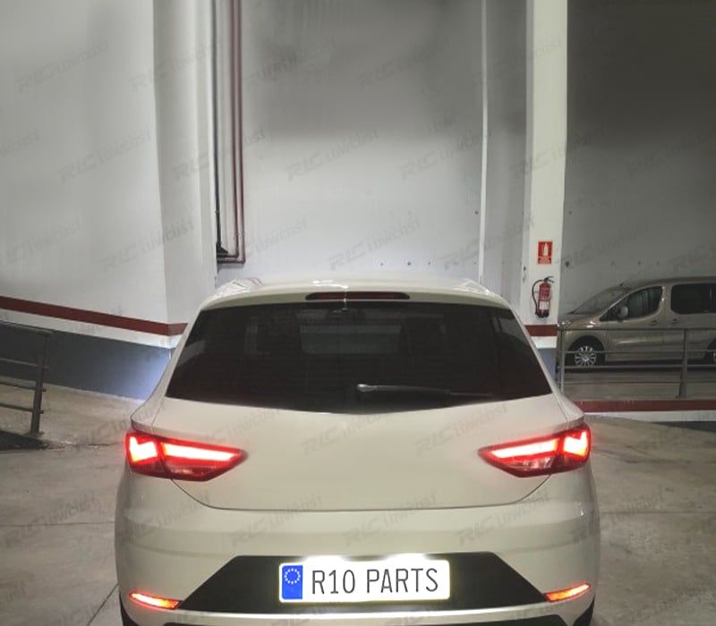 KIT COMPLETO 4 LAMPADAS LED INTERIOR PARA SEAT LEON MK3 5F 5F1 5F5 5F8 SC ST 13-