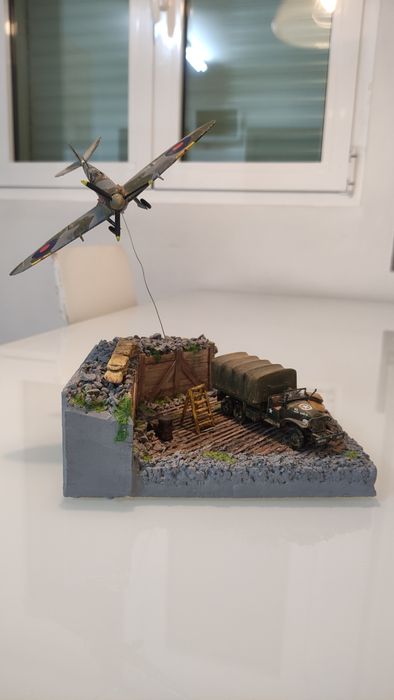 Diorama da Segunda Guerra Mundial