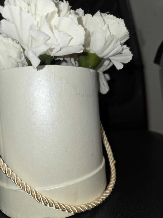 GOŹDZIKI sztuczne kwiaty fejka ikea bukiet 9 szt. wazon ozdobny