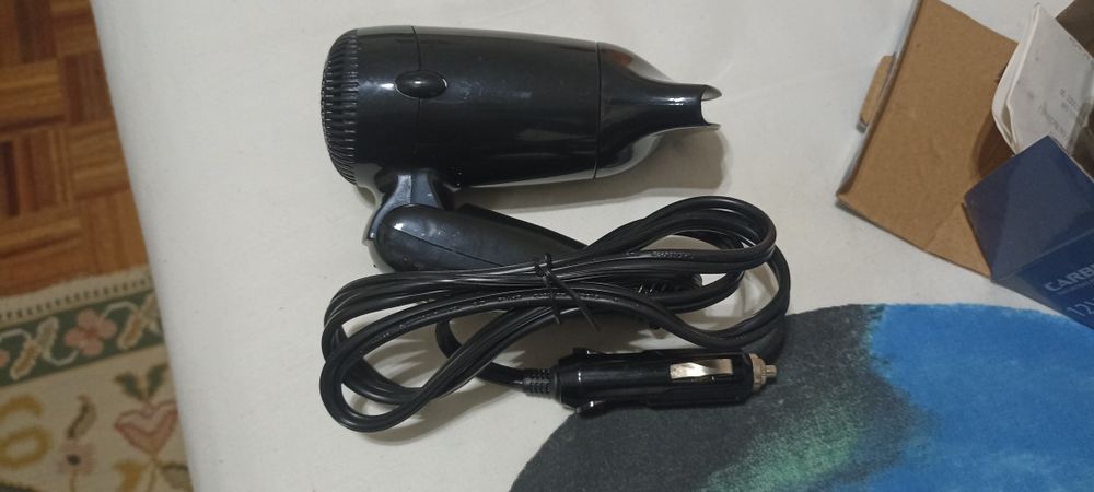 Secador cabelo 12v