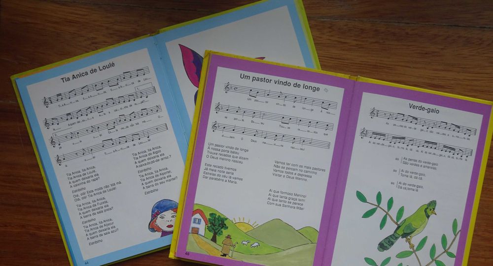 O Meu Livro de Canções 1º Volume e 2º Volume - 1ª Edição 1991