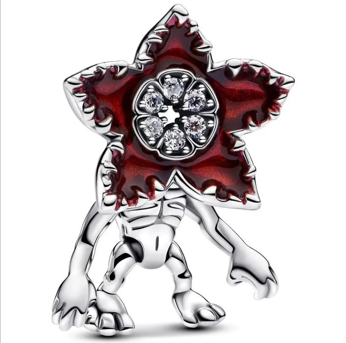 Srebrny Nowy Charms do bransoletki modułowej - Stranger Things